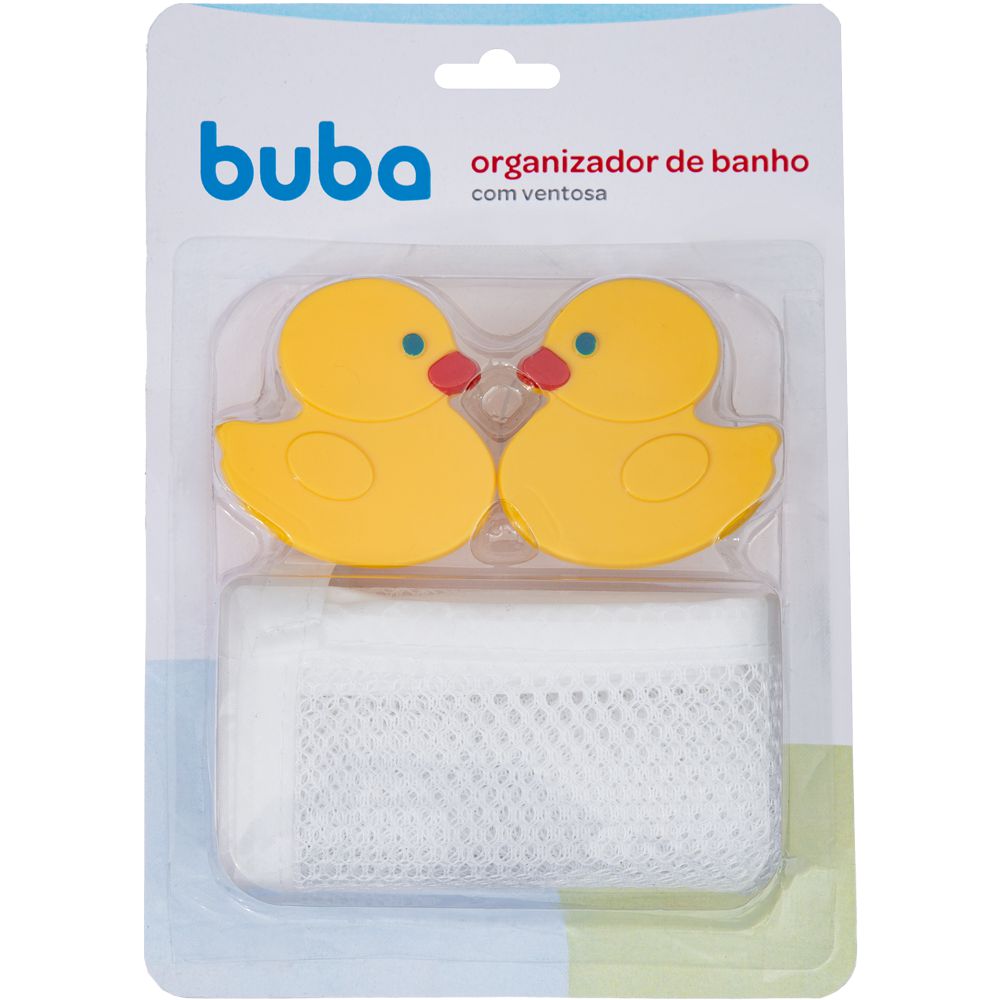 Organizador Para Brinquedos de Banho Com Ventosa Patinhos - Buba