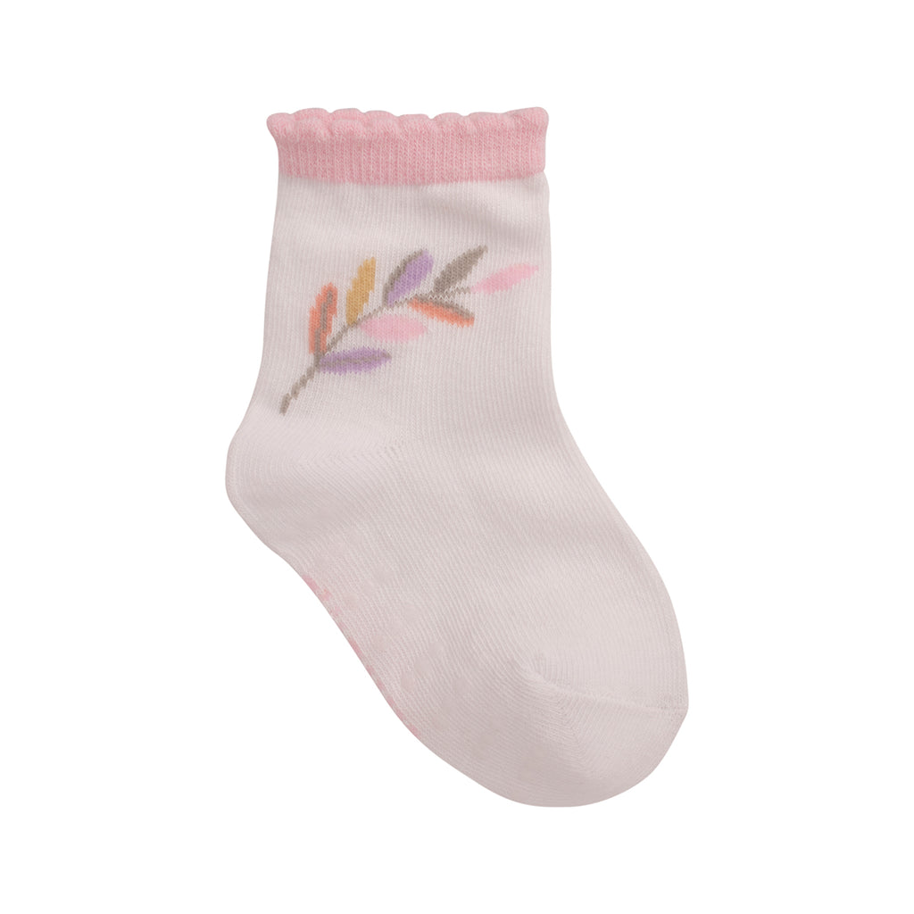 Kit 3 Pares Meia Antiderrapante Menina 21-25 Pomba - Pimpolho