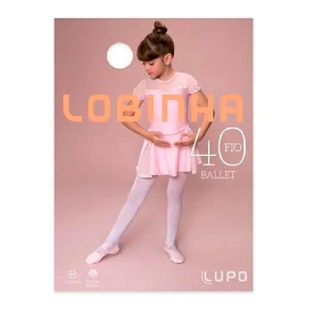 Meia-Calça Fio 40 Infantil Menina Ballet Lobinha - Lupo