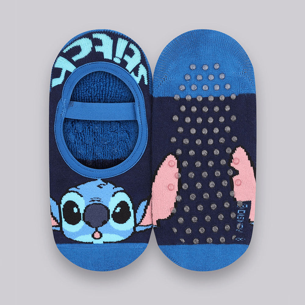 Meia Sapatilha Antiderrapante Infantil Stitch - Lupo