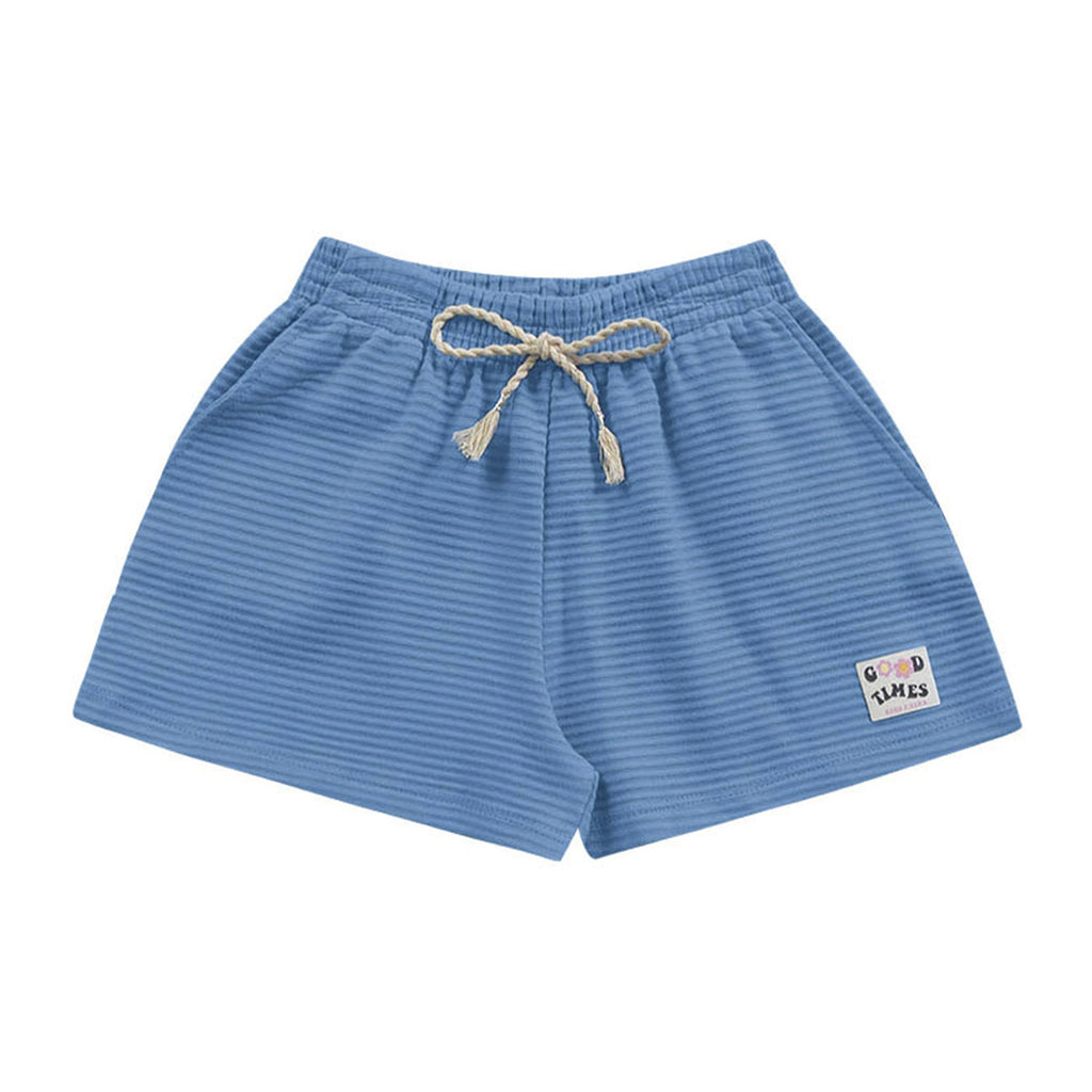 Short Infantil Femino em Moletom Gorgurão - Kiko e Kika