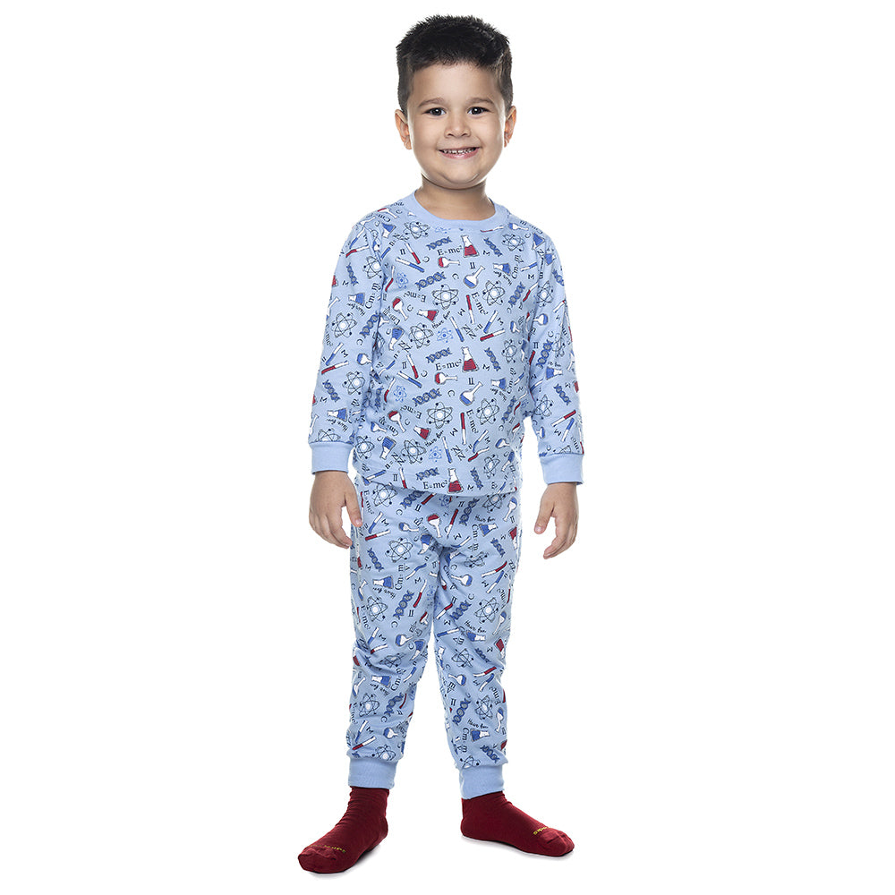Pijama Infantil Menino Meia Malha Cientista - Have Fun