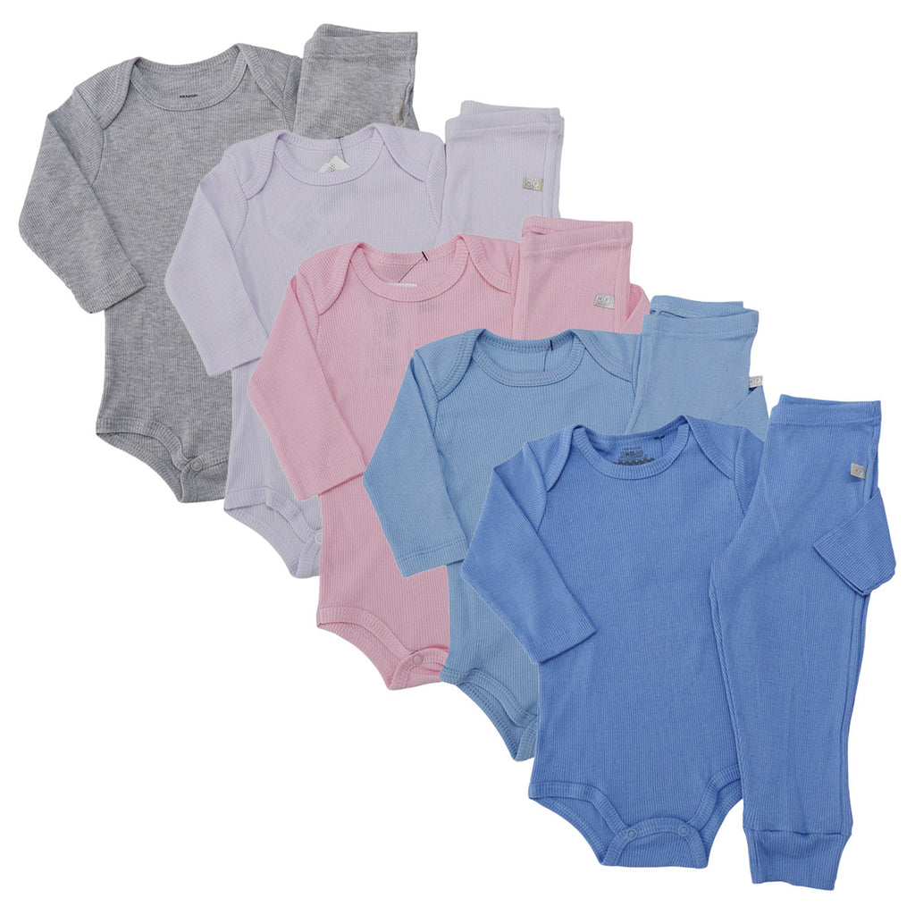 Conjunto Pijama Canelado Bebê Body e Calça - Have Fun