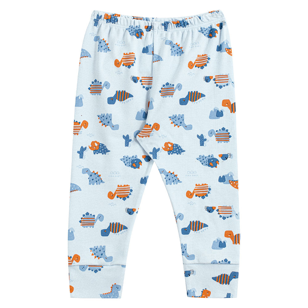 Conjunto Bebê Menino Body Calça Suedine Dinos - Kiko Baby