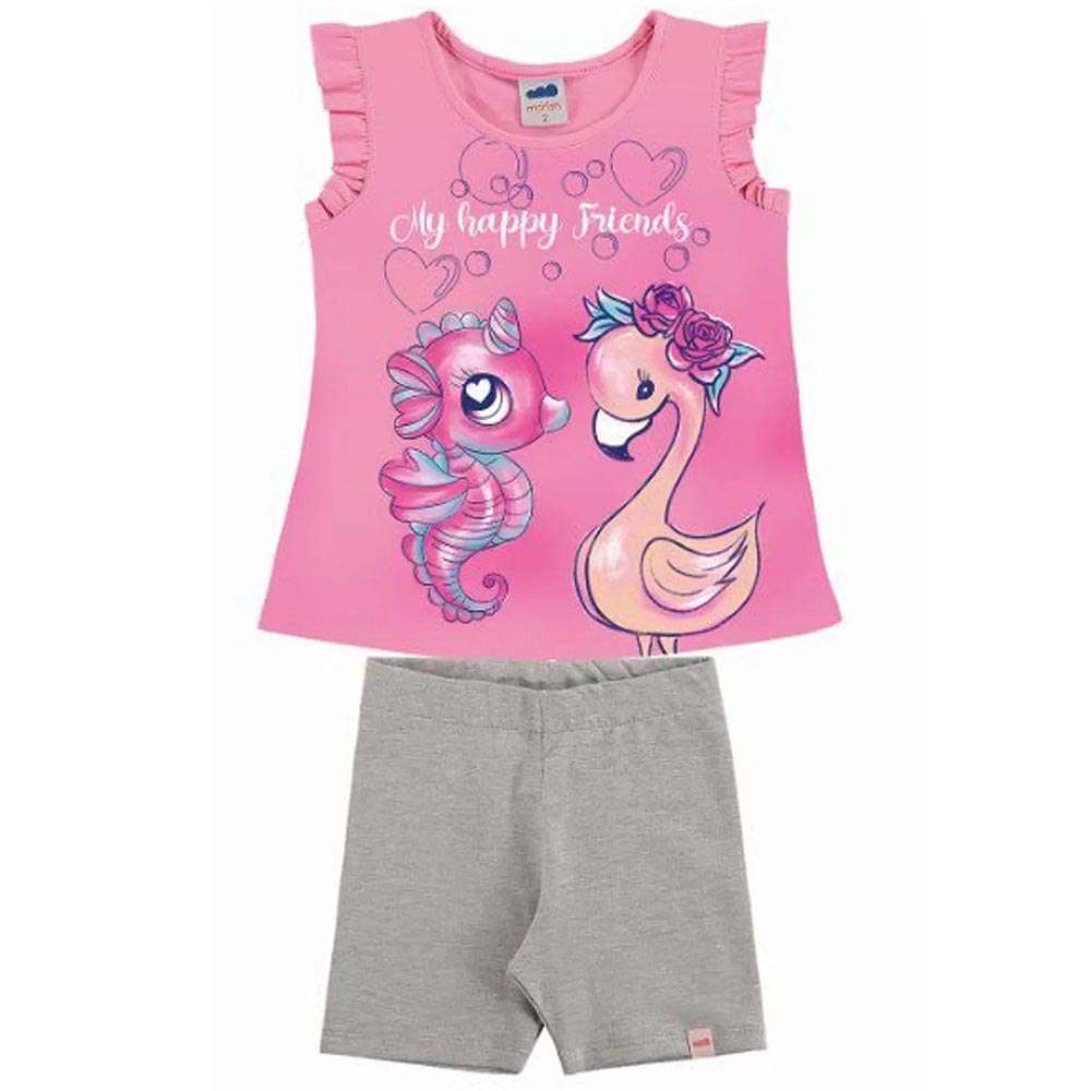 Conjunto Infantil Friends - Marlan