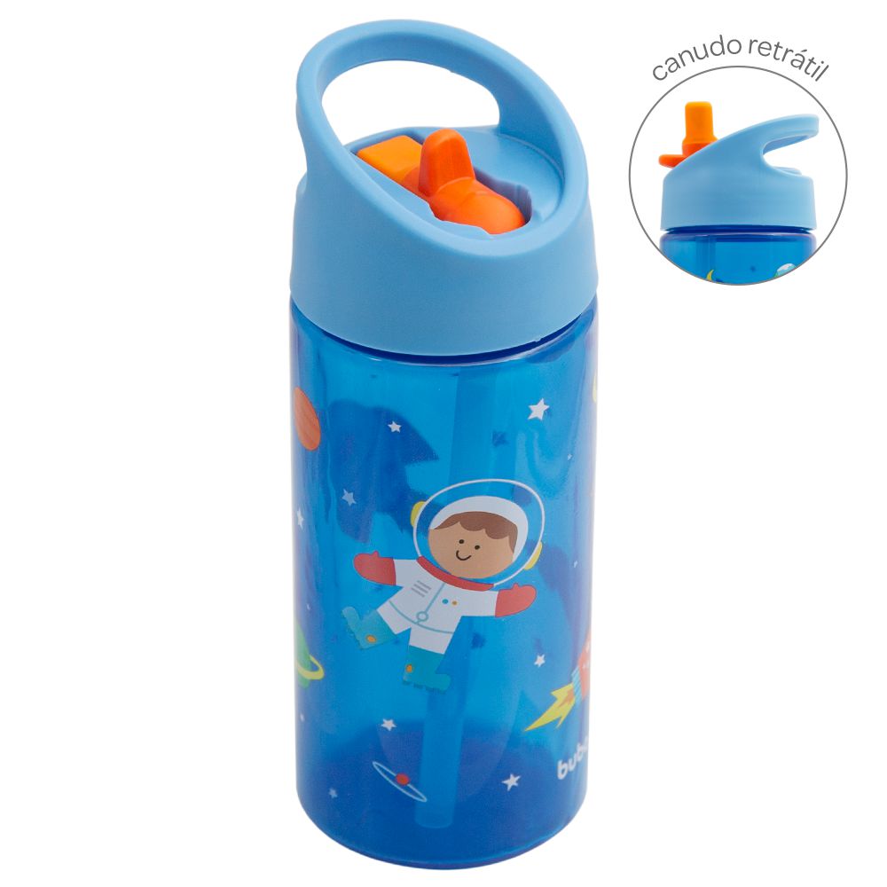 Garrafa Infantil 380ml Aventuras Astronauta - Buba