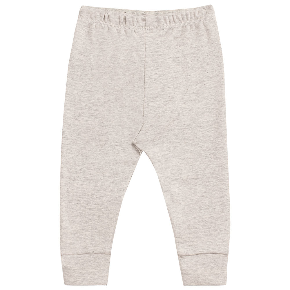 Calça Bebê Menino Vira Pé Suedine Bordado Safári - Kiko Baby