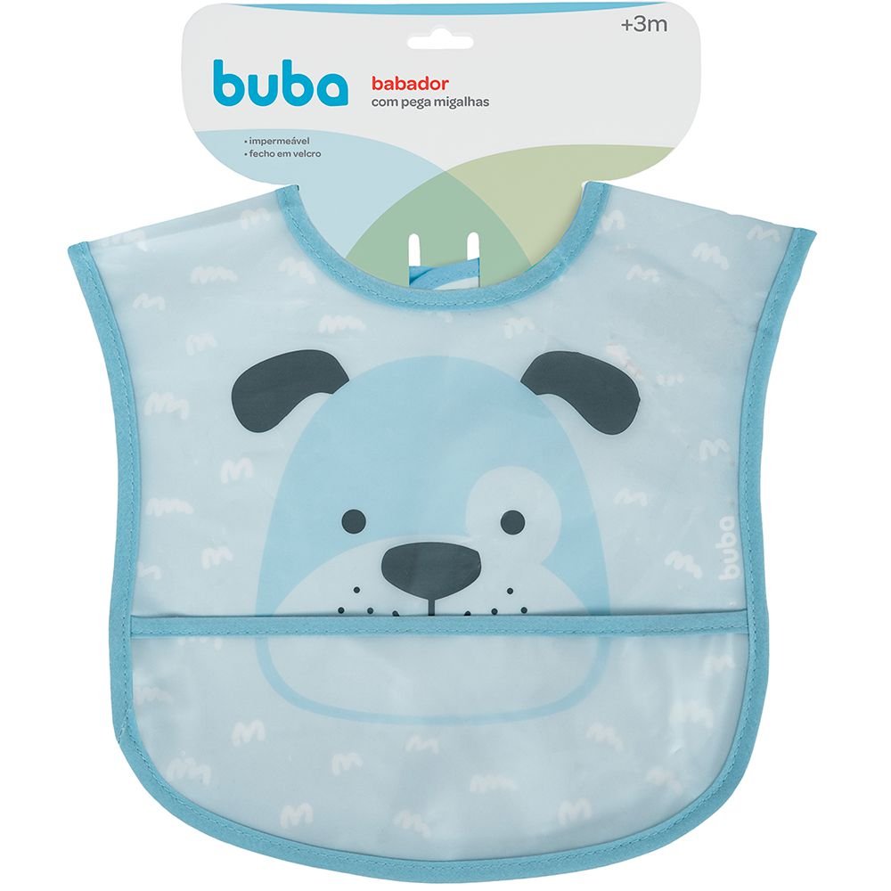 Babador Bebê Impermeável Para Alimentação Cachorrinho - Buba