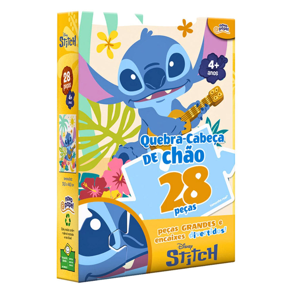 Quebra-Cabeça de Chão Stitch Grandinho 28 Peças - Toyster