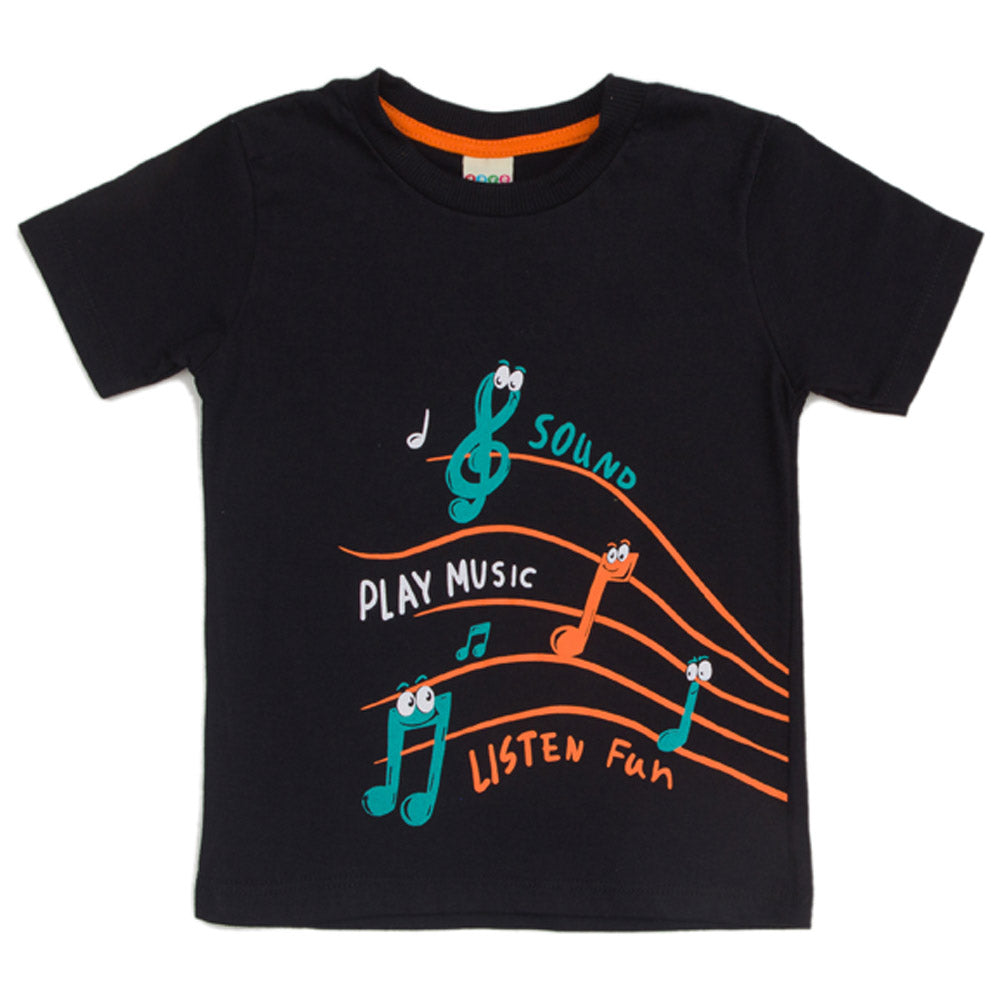 Conjunto Infantil Play Music Camiseta e Bermuda - Have Fun