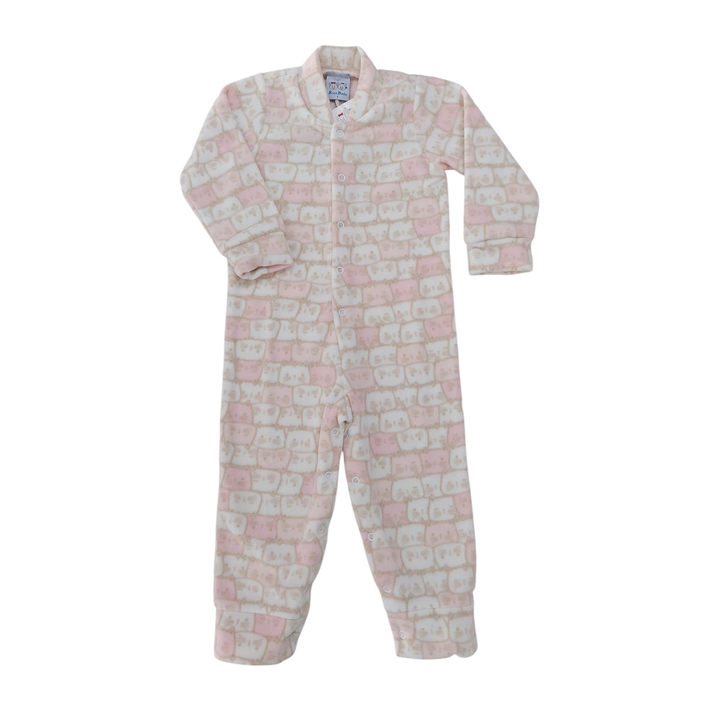 Macacão Soft Menina Gatinhos - Rosebud