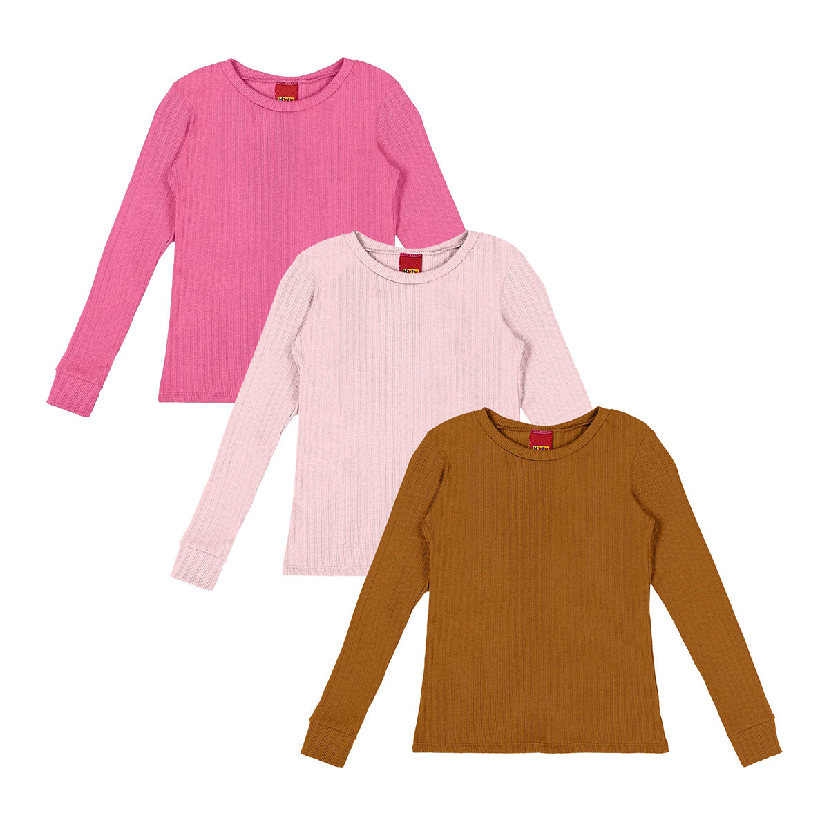 Blusa Infantil Menina em Ribana Canelada Com Elastano - Kyly