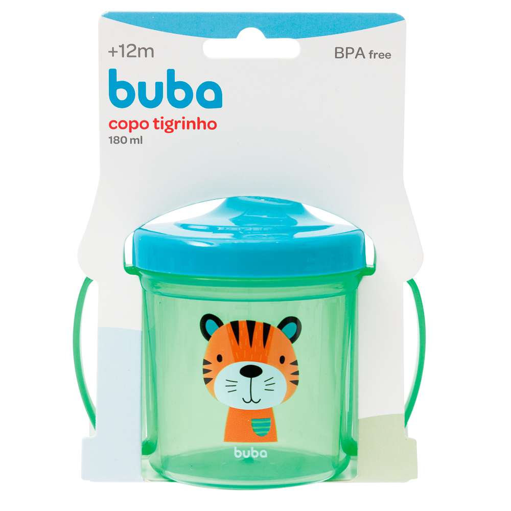 Copo de Transição Bebê (12+ Meses) 180ml Tigrinho  - Buba