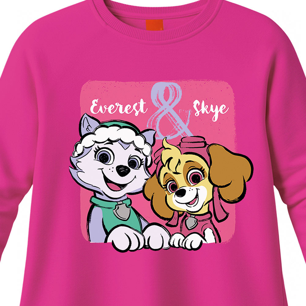 Blusa Menina Patrulha Canina Everest e Skye  - Malwee Kids