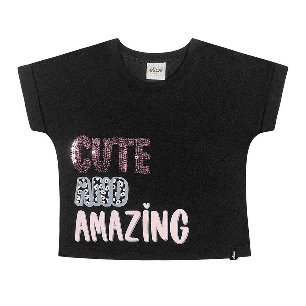Blusa em Meia Malha Penteada Cute and Amazing - Elian