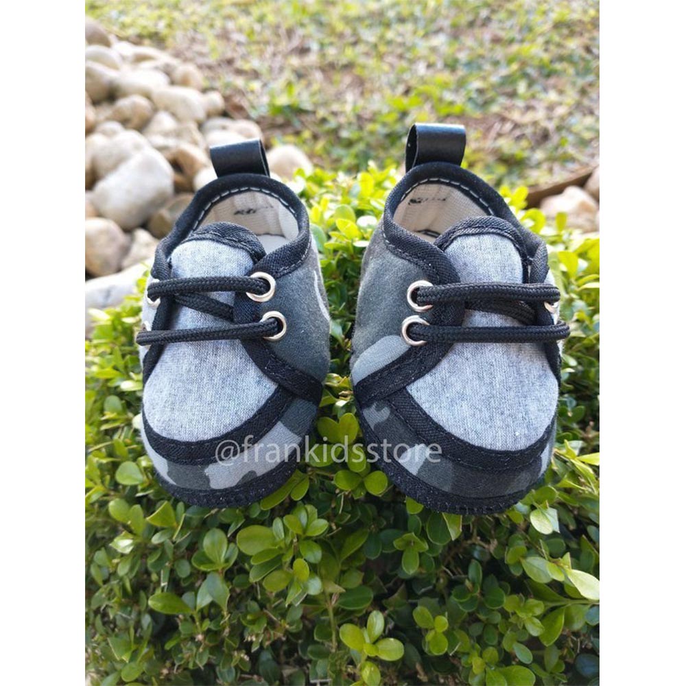 Tênis Bebê Menino Militar Tecido - Baby Gut