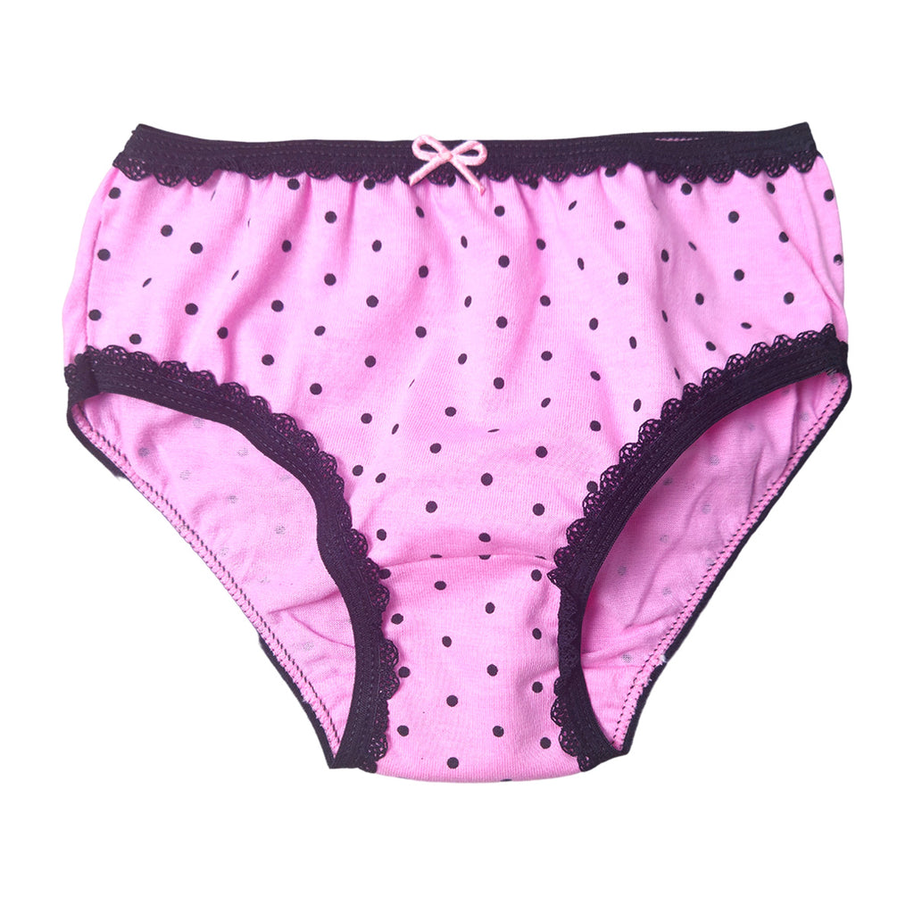 Kit C/3 Calcinhas Infantil Estampa Poá Sortida - Tampinha