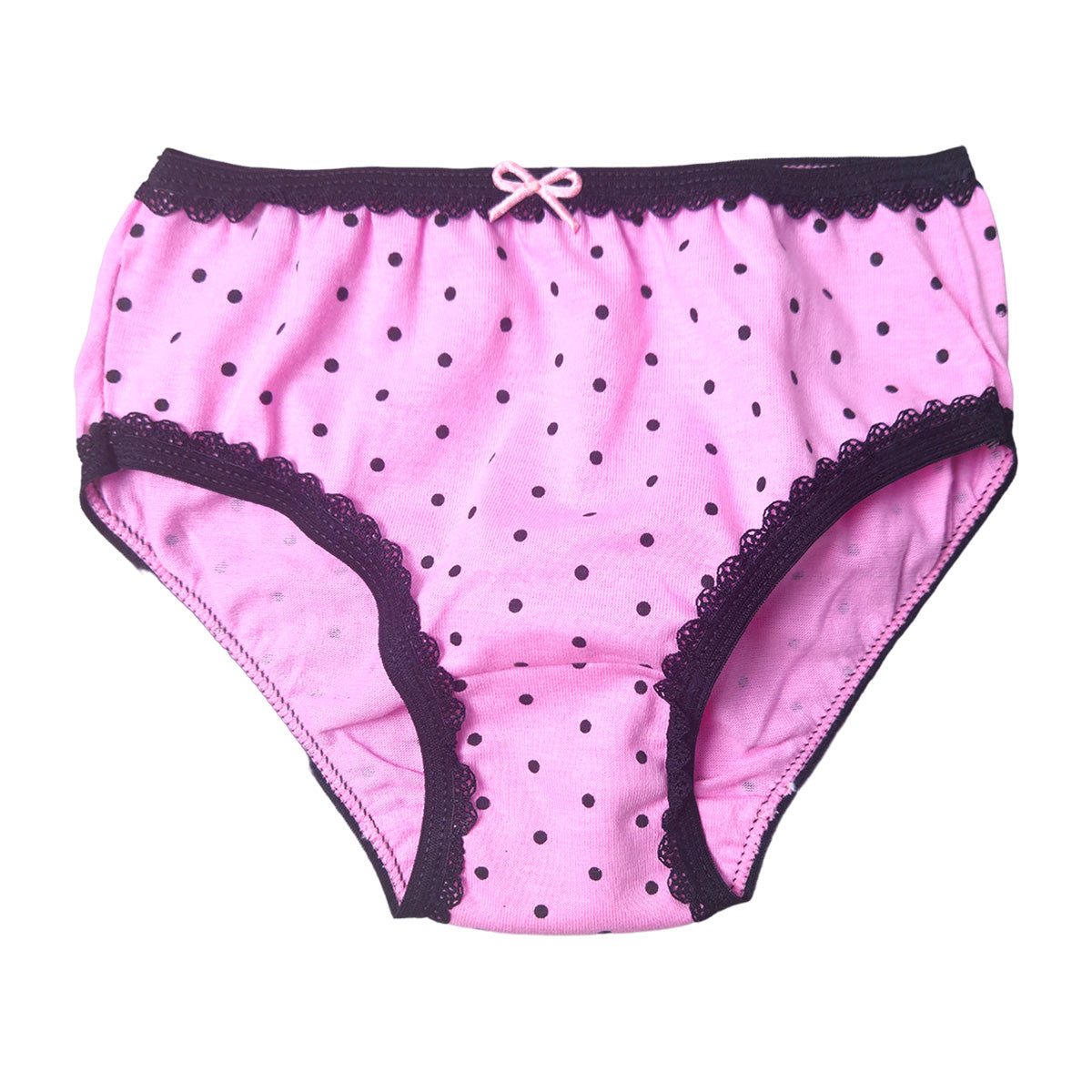 Kit C/3 Calcinhas Infantil Estampa Poá Sortida - Tampinha