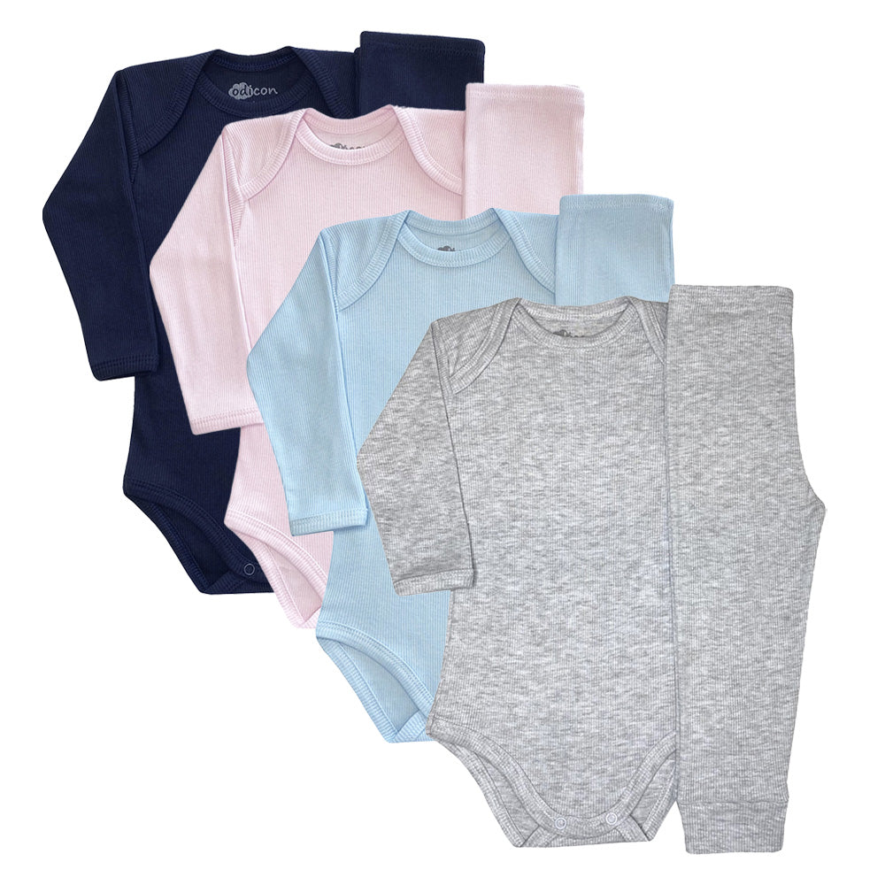 Conjunto Pijama Canelado Infantil Body e Calça - Odicon