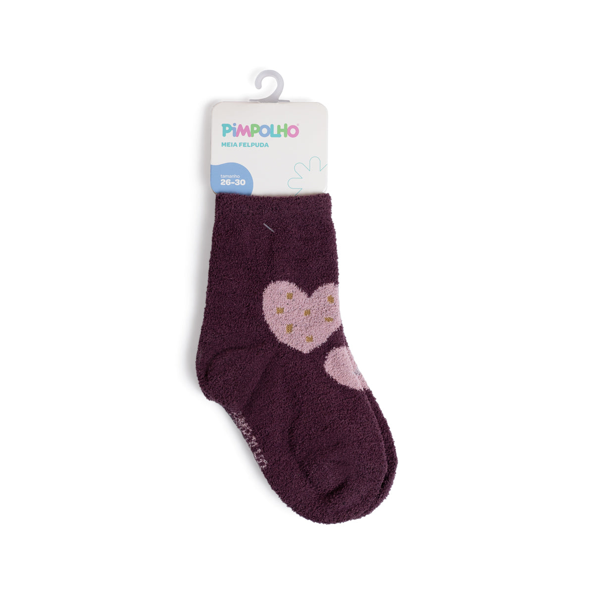 Meia Felpuda Infantil Menina 26-30 Cookie - Pimpolho