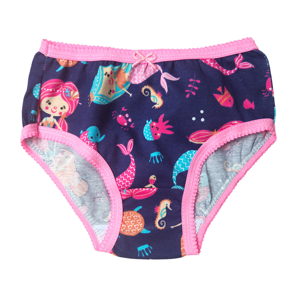 Kit C/3 Calcinhas em Algodão Estampas Sortidas - Tampinha