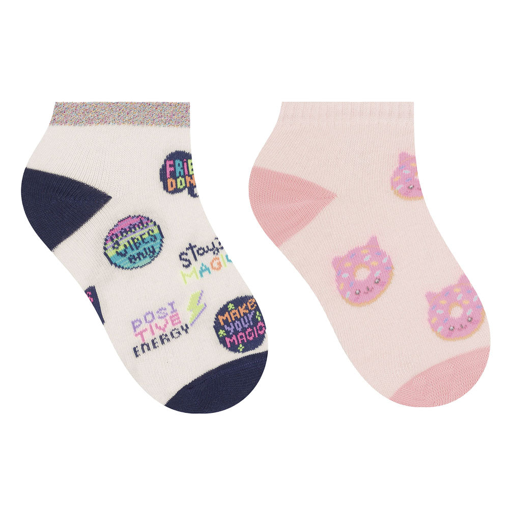 Meia Cano Curto Infantil Menina Estampada - Selene