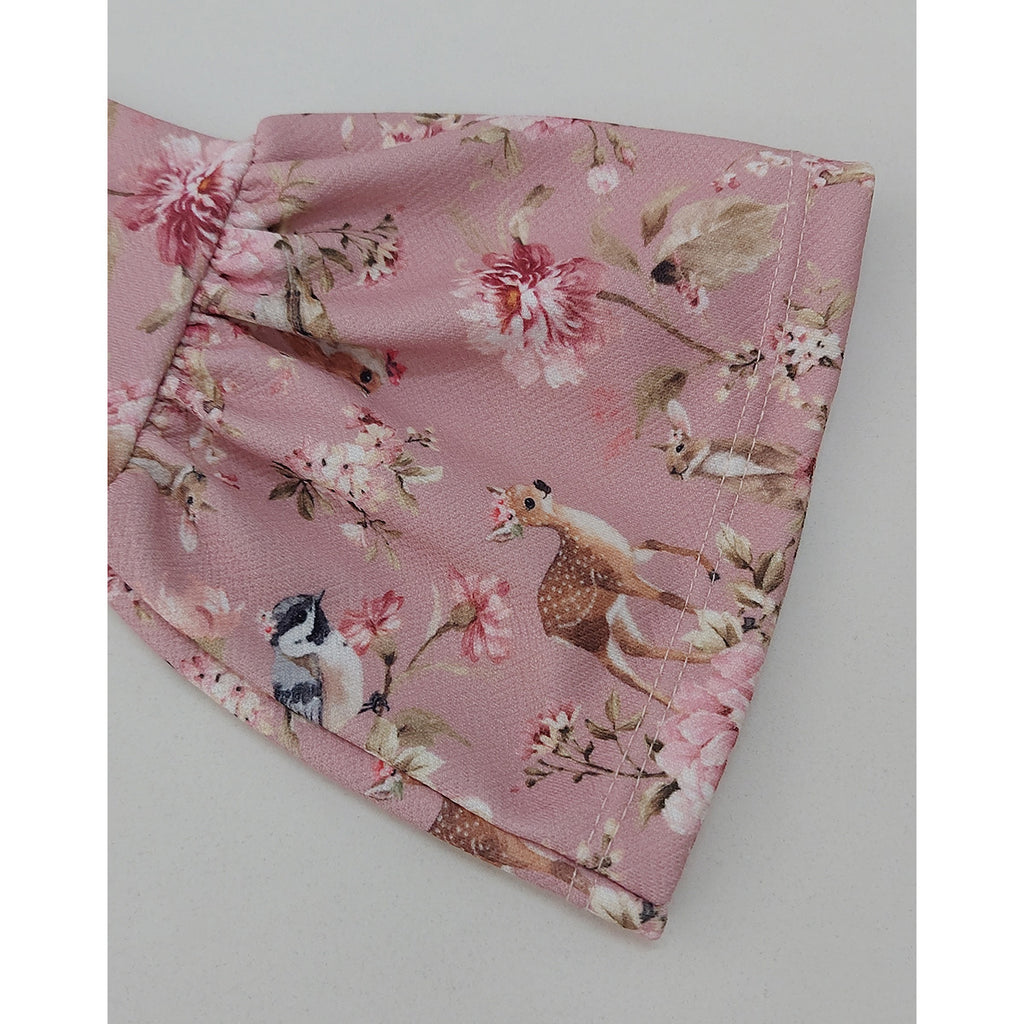 Jardineira em Malha Linho e Blusa em Jacquard Estampado - Kiki Xodó