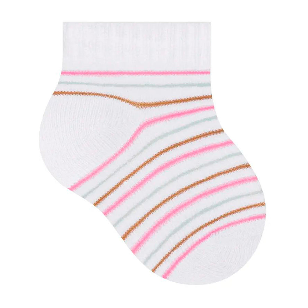 Kit 3 Pares Meia Cano Curto Bebê Menina RN Ursos - Selene