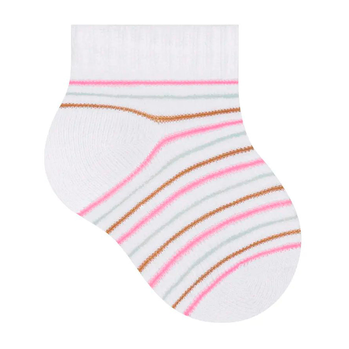 Kit 3 Pares Meia Cano Curto Bebê Menina RN Ursos - Selene