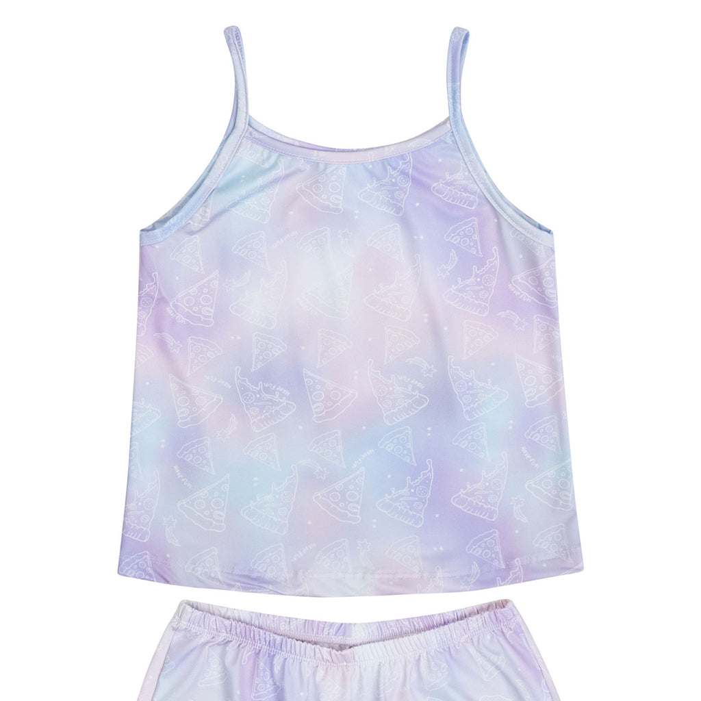 Pijama Menina Blusa e Short Malha Térmica Verão - Have Fun