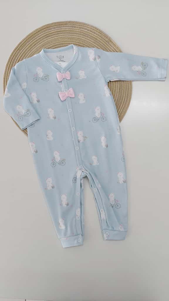 Macacão Bebê Menina Ursinhos - Tilly Baby