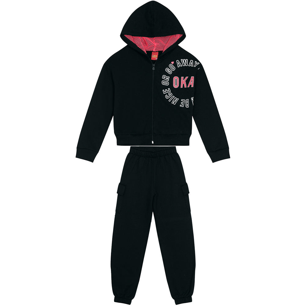 Conjunto Infantil Menina Moletom Peluciado - Kyly