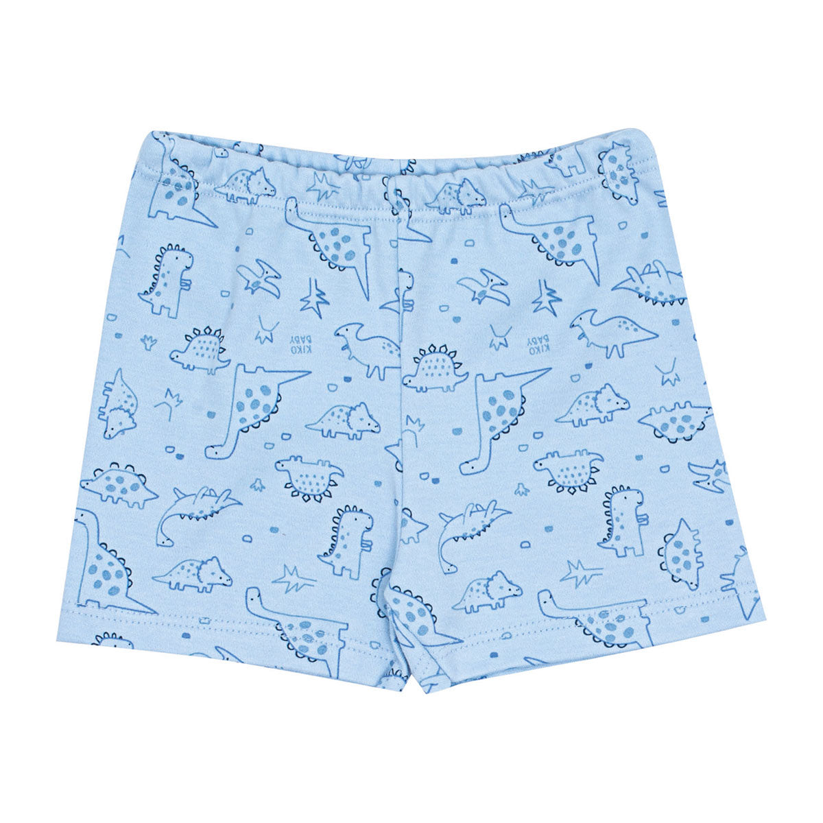 Bermuda Bebê Menino em Suedine Dinos - Kiko Baby