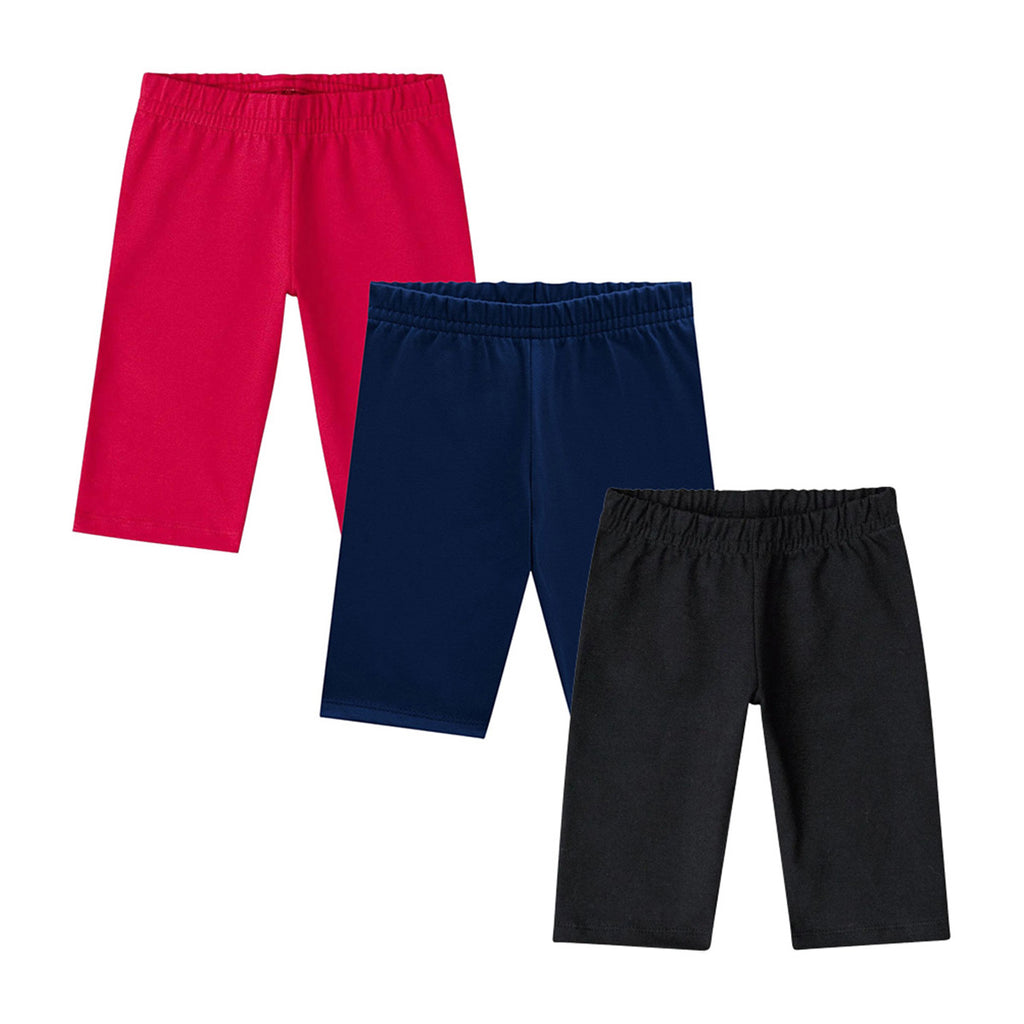 Bermuda Ciclista Infantil em Cotton - Kyly
