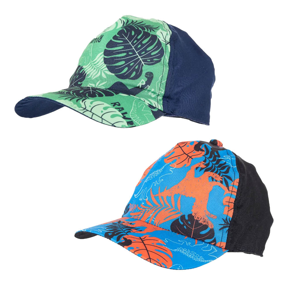 Boné Infantil Com Proteção UV 50+ Dinossauro - Everly