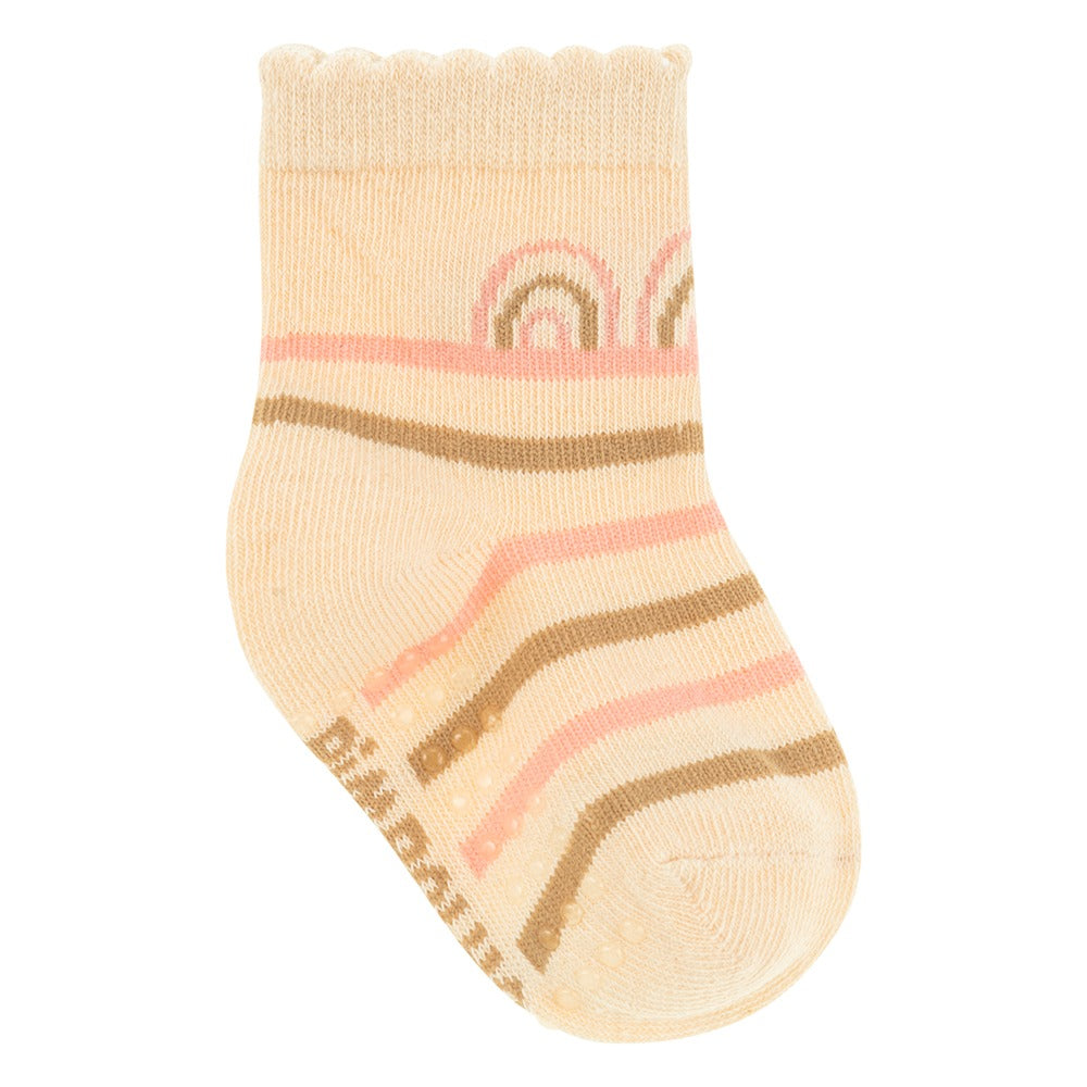 Kit 3 Pares Meia Antiderrapante Menina 16-20 Raposa - Pimpolho