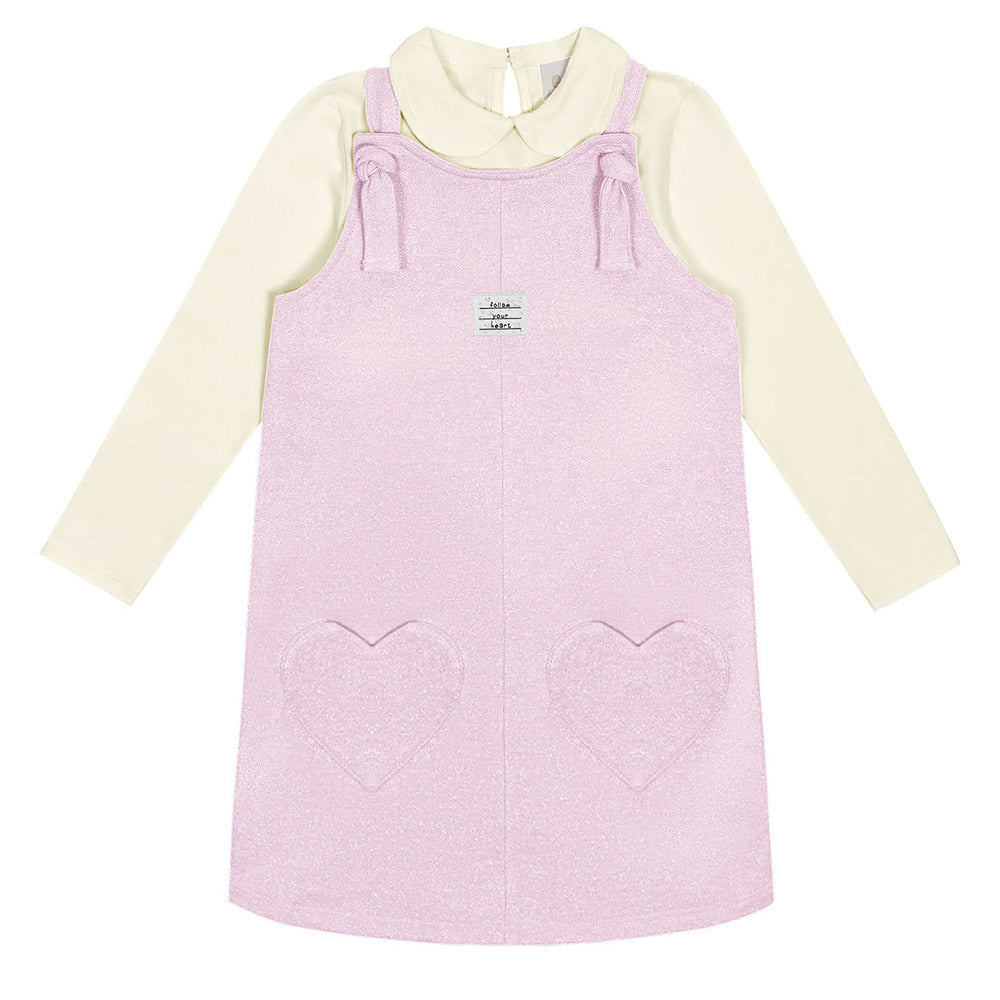 Conjunto Infantil Salopete e Blusa Manga Longa - Abrange