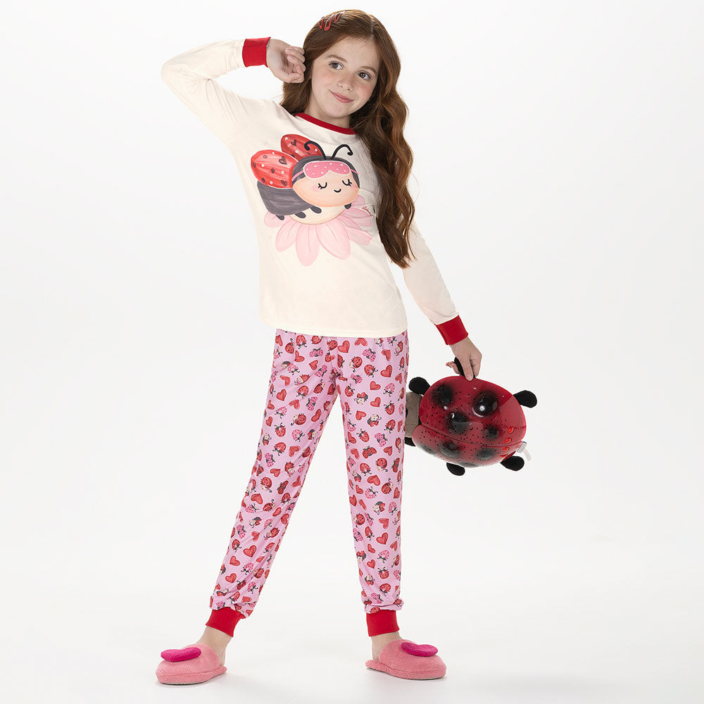 Pijama Infantil Menina Malha Modelli Joaninha - Alakazoo