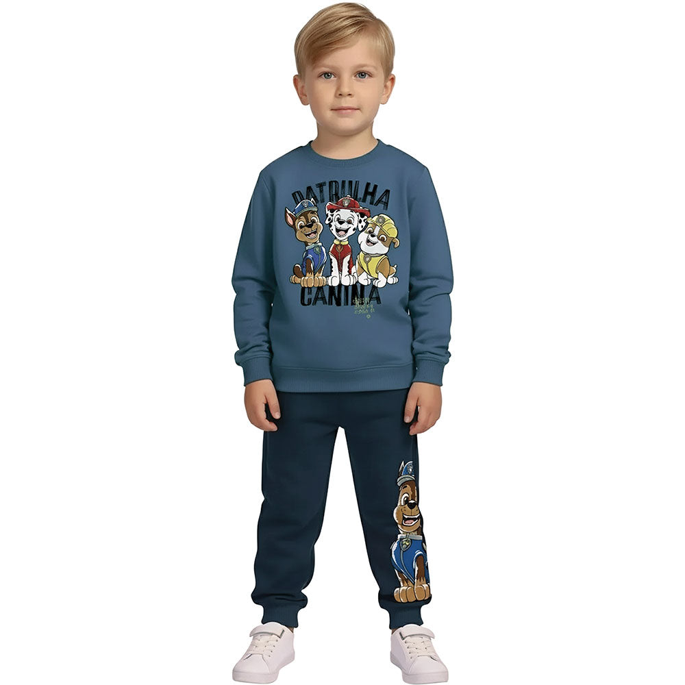 Conjunto Menino Moletom Peluciado Patrulha Canina - Malwee Kids