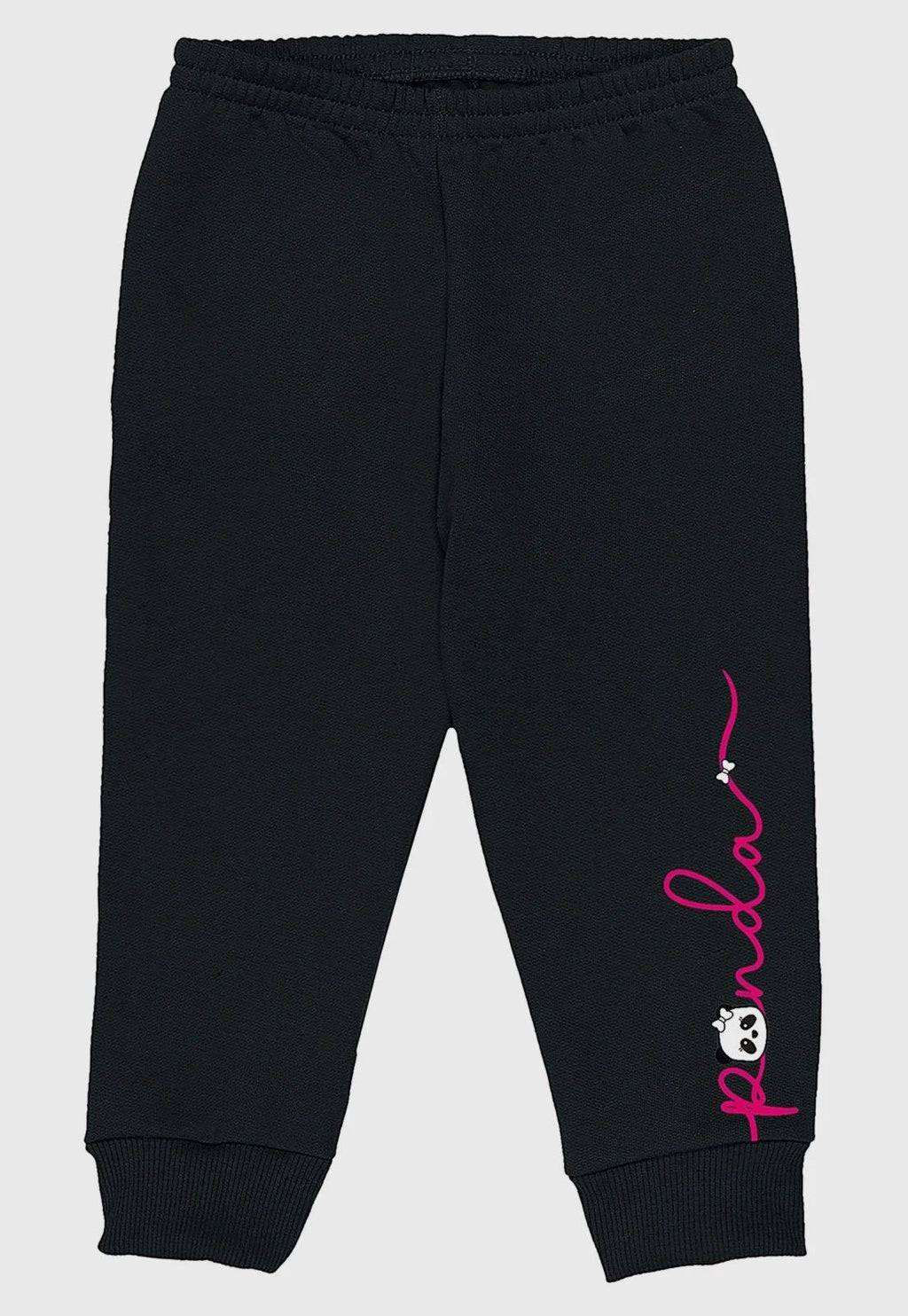 Conjunto Bebê Moletom Peluciado Jaqueta Panda e Calça - Kyly