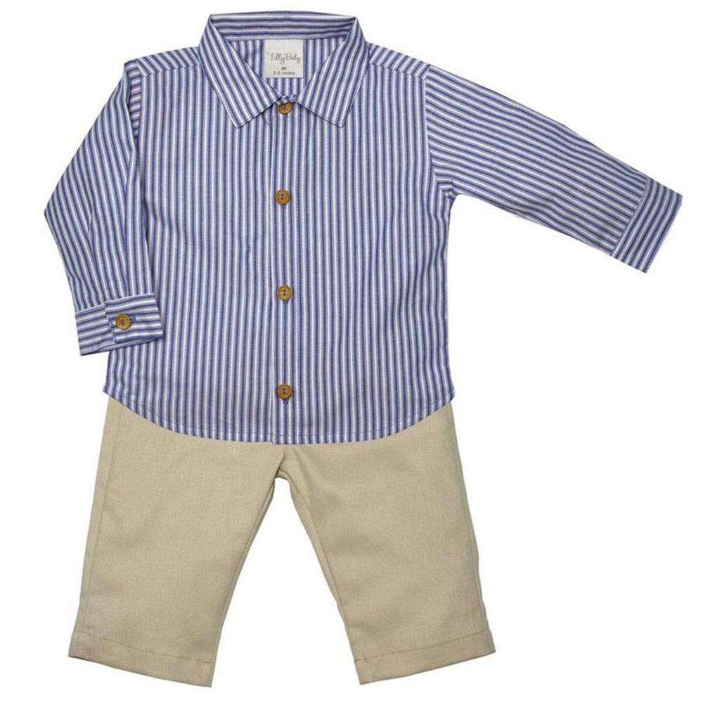 Conjunto VIP Listrado Polo - Tilly Baby