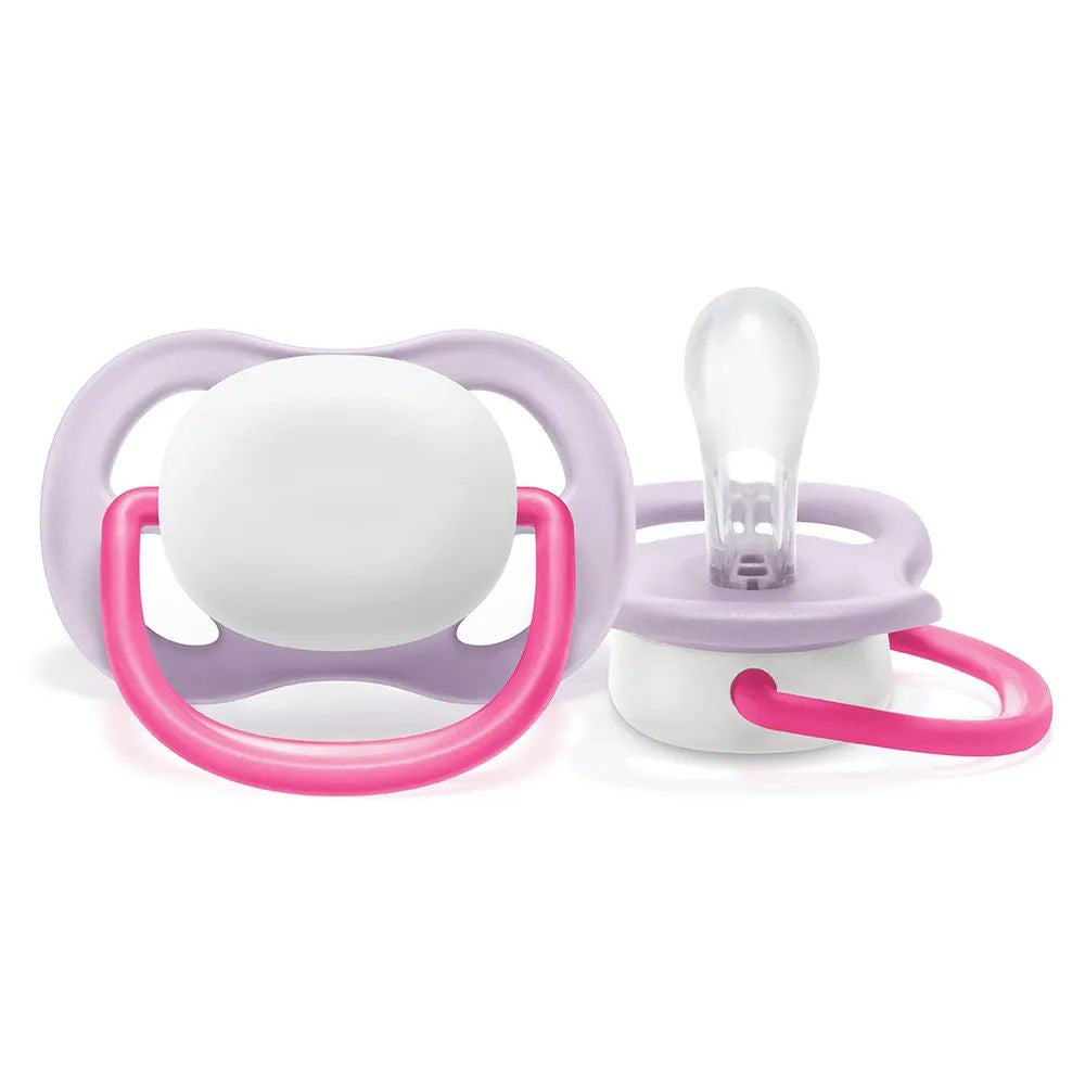 Chupeta Ultra Air (0 a 6 Meses) Lisa Rosa - Avent