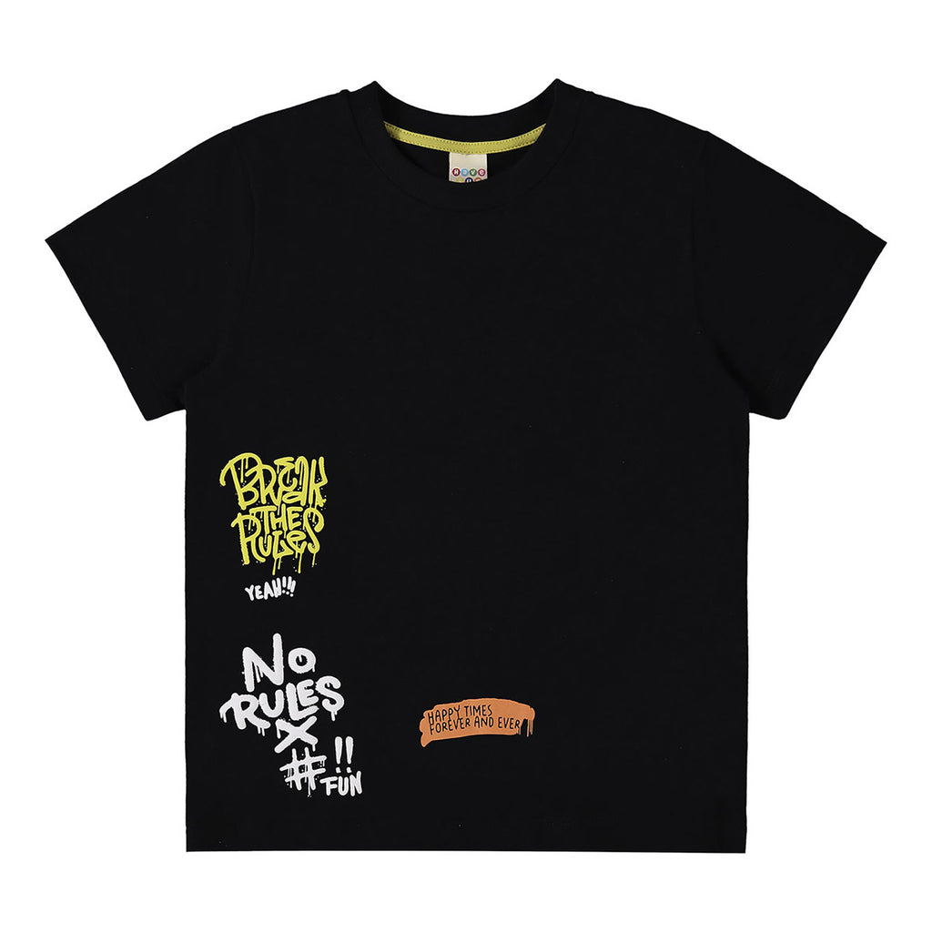 Camiseta Infantil Masculina Rules Meia Malha - Have Fun