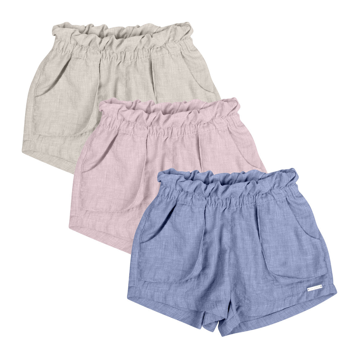 Shorts Infantil Menina Soltinho Viscolinho - Have Fun
