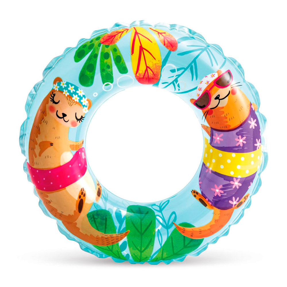 Boia Inflável Infantil Estampada Transparente Grande - Intex