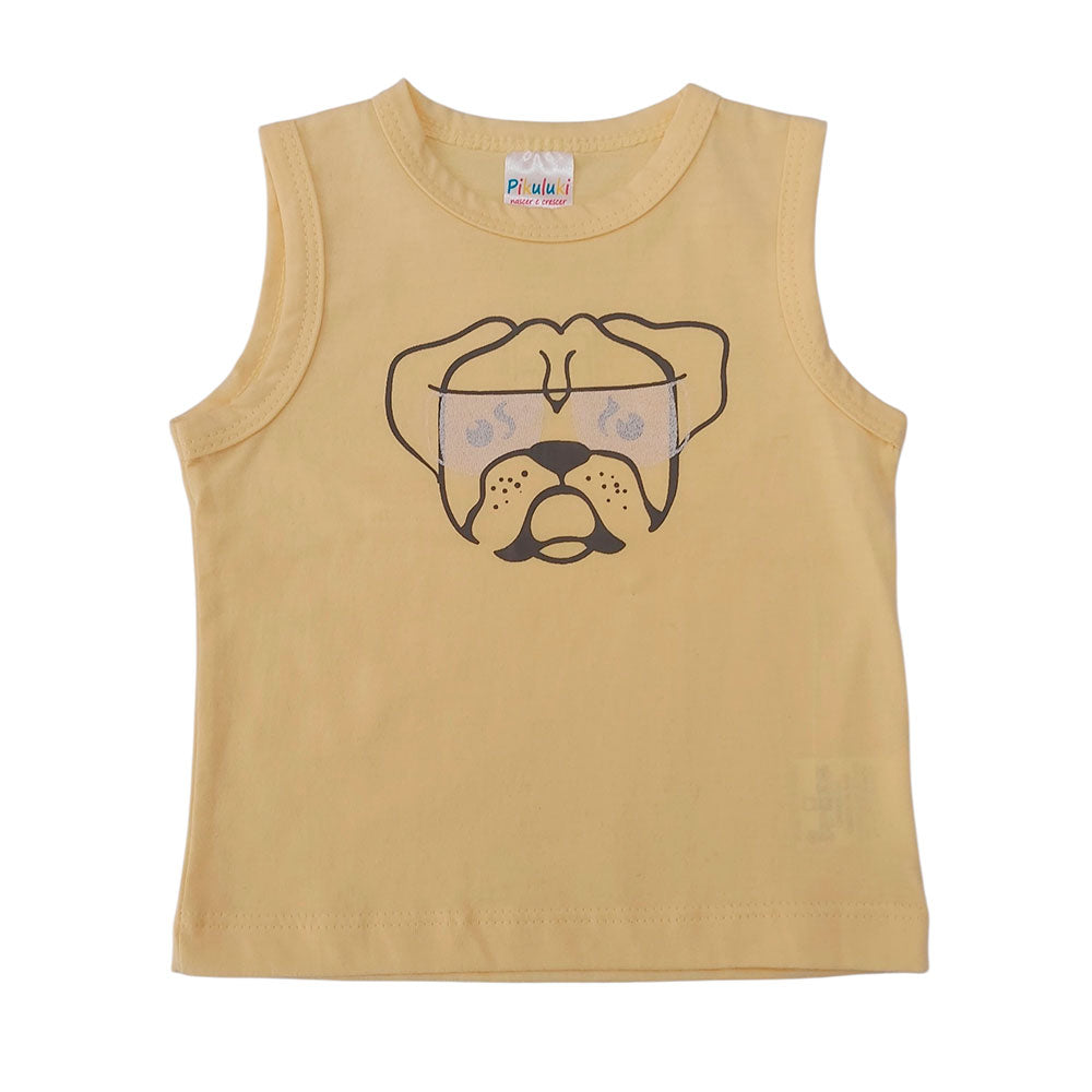 Regata Bebê Menino Cachorrinho