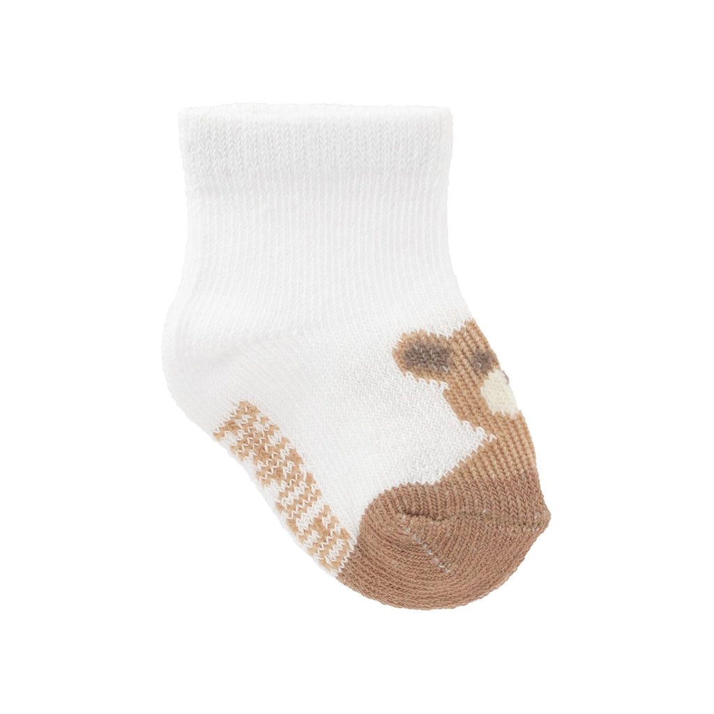 Kit 3 Pares Meia Cano Médio Bebê Menino Zero Lontra - Pimpolho