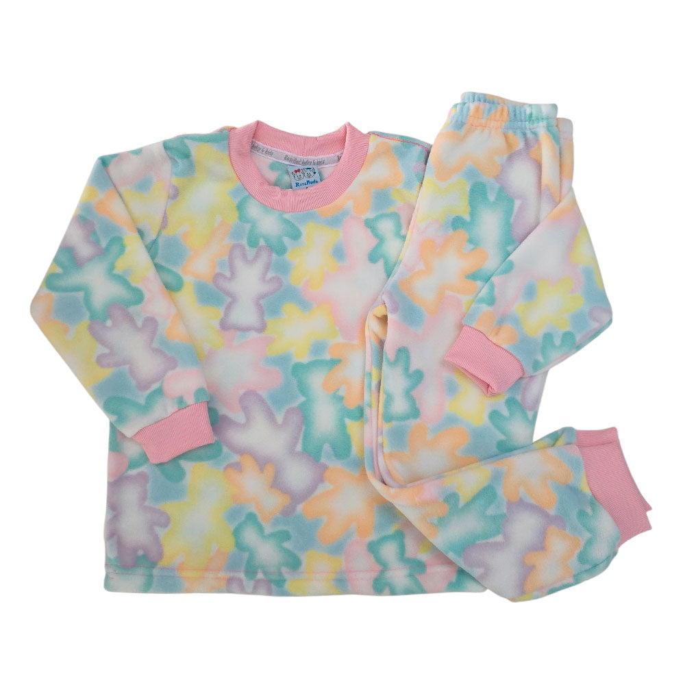 Conjunto Pijama Soft Infantil Menina Forma Ursos - Rosebud