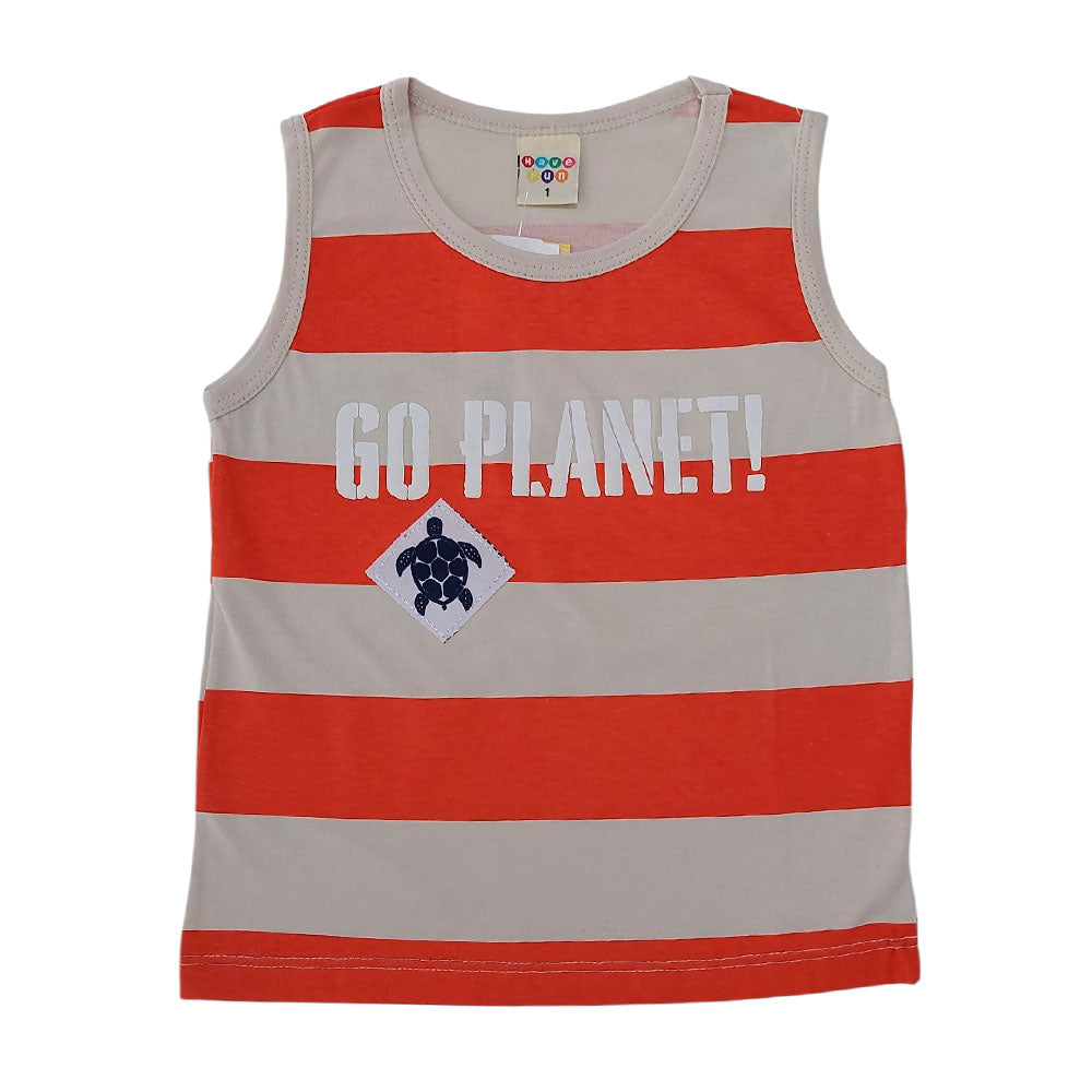 Regata Meia Malha Go Planet! Laranja - Have Fun